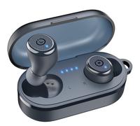 TOZO T10 2026 Wireless Earbuds Bluetooth 5.3 Headphones, App Customize EQ, Ergonomic Design, 55H Playtime, Wireless Charging Case, IPX8 Waterproof Powerful Sound in-Ear Headset Blue