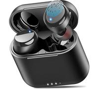 TOZO T6 True Wireless Earbuds Bluetooth 5.3 Headphones Touch Control with Charging Case IPX8 Waterproof Stereo Earphones in-Ear Built-in Mic Headset Premium Deep Bass