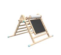 TP Active-Tots Pikler Style Wooden Climbing Triangle With Wooden Play Easel - FSC certified