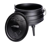 TP BBQ Potjie Cast Iron Cooking Pot with Lid and Tripod for Camping and Outdoor Cooking - Approximately 3L