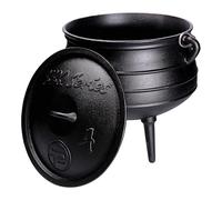 TP BBQ Potjie Cauldron South African Cast Iron Fire Pot Dutch Oven with Lid and Feet Tripod Cooking Pot for Braising Cooking Camping Accessories for Outdoor Cooking (Pot 4)