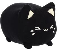 Aurora, 14272, Tasty Peach Black Sesame Meowchi, 7In, Eco-friendly soft toy