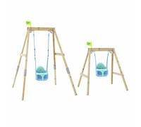 TP Bluey Acorn Growable Outdoor Kids Wooden Swing Set - Blue
