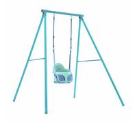 TP Bluey Metal Kids Garden Swing Set with Quadpod - Blue