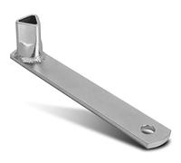 TP Europe Bollard Key - Diameter 17 mm - M12 - Triangular Key for Barrier Posts - 3 Sided Key / Fire Brigade Key - DIN 22417 | Post Key, Bollard Key - Galvanised Metal