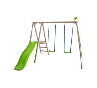 TP Forest Multiplay Wooden Double Swing Set & Slide