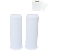 TP Glide, Toilet Paper Smooth Roller, Quiet Toilet Paper Rod Insert- Large (2)