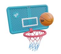 TP Toys Junior Basketball Hoop With An Inflatable Lightweight Basketball And Pump. Junior Portable Basketball Hoop, Adjustable Hoop, Free Standing, Kids Basketball Set. Adjustable Hoop Net System