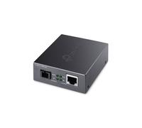 TP-Link 10/100mbps Wdm Media Converter With 1-port Poe in Black TP-Link Black
