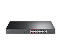 TP-Link TL-SL1218MP 16-Port 10/100Mbps + 2-Port Gigabit PoE Switch TL-SL1218MP