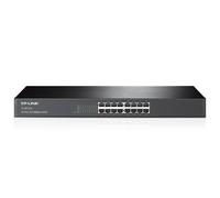 TP-LINK 16-Port 10/100Mbps Unmanaged Rackmount Network Switch, Steel Case - (TL-