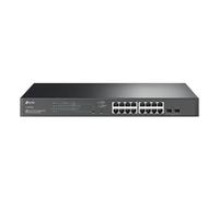 TP-LINK 18-Port Gigabit JetStream Smart Switch 16-Port PoE+, 2x SFP - (TL-SG2218