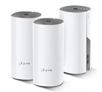 TP-LINK 3 Pack Deco E4 Home Mesh Wi-Fi System, AC1200, Dual-Band, IEEE 802.11 ac