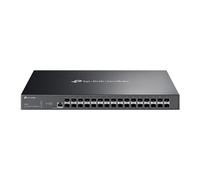 TP-Link 32 Port 10GE SFP+ L2+ Managed Switch | 2 Power Supply Modules for Back Up | Omada Remote Managed | CLI, SNMP, RMON Managed | 4K VLAN | 5-Year Warranty(SX3032F)