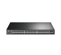 TP-LINK 48-Port JetStream Gigabit and 4-Port 10GE SFP+ L2+ Managed Switch, Rackm