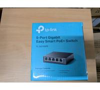 TP-Link TL-SG105PE Managed 5-Port Gigabit PoE Network Switch, 4 Port PoE+ Ethernet Splitter Extenders up to 65W Power Budget, Support Network Monitoring, Traffic Prioritization, Auto Recovery, VLAN