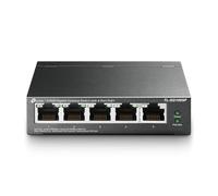 TP-Link 5 Port Gigabit PoE Switch | 4 Port PoE 56W | 802.3af Compliant Shielded Ports | Traffic Optimization | Plug and Play | Sturdy Metal (TL-SG1005P)