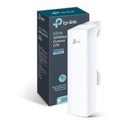 TP-Link 5GHz N300 Long Range Outdoor CPE for PtP and PtMP Transmission | Point to Point Wireless Bridge | 13dBi, 15km+ | Passive PoE Powered w/Free PoE Injector | Pharos Control (CPE510) White