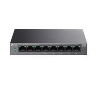TP-Link 8-Port Gigabit Desktop Ethernet Switch with 8-Port PoE+, 62 W PoE Budget, PoE Auto Recovery, Plug & Play, Metal Casing, Ideal for IP Surveillance & Network Security (LS108GP)