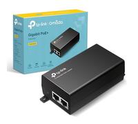 TP-Link 802.3at/af Gigabit PoE Injector | Non-PoE to PoE Adapter | Supplies PoE (15.4W) or PoE+ (30W) | Plug & Play | Desktop/Wall-Mount | Distance Up to 100m (PoE160S)