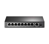 TP-Link 9 Port Fast Ethernet 10/100Mbps PoE Switch | 8 PoE+ Ports @65W | Sturdy Metal w/Shielded Ports | Limited Lifetime Protection | Extend Mode | Priority Mode | Isolation Mode (TL-SF1009P)
