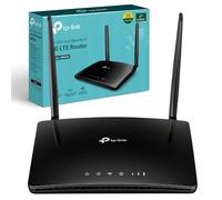 TP-Link AC1200 4G+ Cat4 Wireless Dual Band Router, 4X10/100Mbp ports, 4G Network Micro SIM Slot Unlocked, Connects up to 64 Devices, Plug and Play, Guest & Parental Control, UK Plug (Archer MR400)