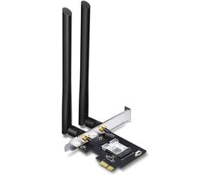 TP-LINK Ac1200 Dual Band Wi-Fi Bluetooth 4.2 Pci Express Adapter - Black, New