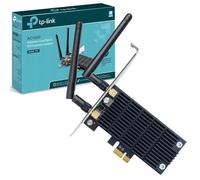 TP-Link AC1300 Wireless Dual Band PCI Express Wi-Fi Adapter, with two Antennas, PCI-E Network Interface Card for Desktop, Heat Sink for Better Stability, Easy to Install (Archer T6E)