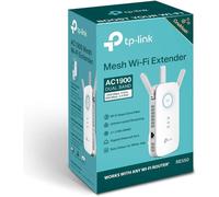 TP-Link AC1900 Gigabit Mesh Wi-Fi Range Extender/Wi-Fi Booster/Wi-Fi Repeater, 3 External Antennas, Intelligent Signal Light, Power Schedule, LED Control, Tether APP, Easy Setup, UK Plug (RE550), New