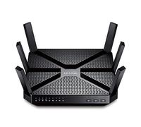 TP-Link AC3200 Tri-Band Wireless Gigabit Cable Gaming Router, 1 GHz Dual-Core CPU, 3 Co-Processors, USB 3.0, 2.0 Ports, Beamforming Technology, UK Plug (Archer C3200)