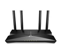 TP-Link Archer AX50 Wi-Fi 6 WLAN Router (2402 Mbps 5 GHz, 574 Mbps 2.4 GHz, 4 × Gigabit LAN Ports, 1 × USB 3.0 Port, HomeCare, Compatible with Alexa), Black