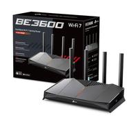 TP-Link Archer GE230 3600Mbps Dual Band WiFi 7 Router, 2×2.5Gbps Ports, 4K-QAM, Turbo Game Acceleration and Gaming Port for Ultimate Speed Experience, 4 External Antennas Gaming Router, EasyMesh, VPNs
