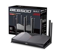 TP-Link Archer GE400 Dual-Band WiFi 7 Gaming Router,BE6500 EasyMesh WiFi Router with 6 Antennas,AI Seamless Extender Booster with 4K-QAM/MLO,Game Acceleration,Full Gigabit Ports,VPN Encryption