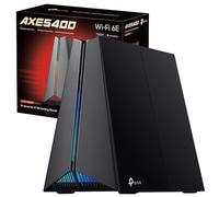 TP-LINK (Archer GXE75) AXE5400 Wi-Fi 6E Tri-Band Gaming Router 2.5G WAN/LAN USB Games Acceleration & Panel EasyMesh RGB Lighting