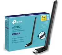 TP-Link Archer T2U Plus WiFi Dongle, WiFi Adapter for PC, AC600 High Gain Wireless, High-Gain Antenna, Dual Band Wireless, USB WiFi Adapter for PC, U