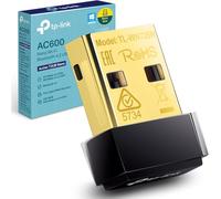 TP-Link Archer T2UB Nano WiFi Dongle, AC600 Bluetooth 4.2 USB hight speed wifi Adapter for PC/Laptop, Dual Band Wireless usb Bluetooth Dongle, Supports Windows 11/10/8.1/7 for bluetooth, WPA3 Security