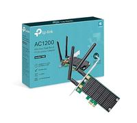 TP-Link Archer T4E AC1200Mbps Dual-Band Wireless WiFi Adapter for PC with Two Antennas, PCIe WiFi Card for Desktop, Low-Profile Bracket Included, Supports Windows 11/10/8.1/8/XP (32/64 bit)