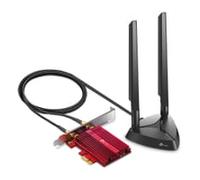 TP-Link Archer TXE75E AXE5400Mbps Tri-Band WiFi 6E Bluetooth 5.3 PCIe Adapter with Two Antennas, WiFi Adapter for PC, Intel Chipset, Magnetized Antenna Base, Low-Profile Bracket Included, WPA 3