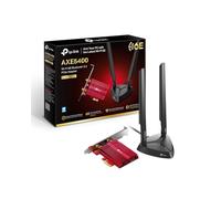 TP-Link Archer TXE75E Wi-Fi 6E WLAN PCIe Network Card with Bluetooth 5.2, 5400 Mbps, WPA3, Inter Wi-Fi 6E Chipset with 2 Removable Antennas, Win 11/10