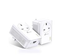 TP LINK AV1000 GIGABIT WIRED HIGH SPEED POWERLINE STARTER KIT TL-PA7017PKIT PLUG
