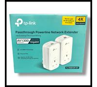 TP-Link AV1300 Powerline Gigabit 1300 Mbps Network Adapter TL-PA8010P KIT New