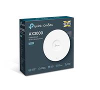 TP-Link EAP650 WiFi 6 Access Point, AX3000 Dual Band Gigabit Wireless Access Points, Power Adapter included, Seamless Roaming Extended Range, Omada Mesh, Support PoE+Powered, Mount to Wall or Ceiling