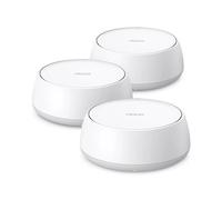 TP-Link Deco BE25(3-pack), BE3600 Mbps, 2×2.5 Gbps Ports, AI Supported Multi-Process Capability, Connectivity up to 150 Devices, VPN, WPA3, Dual-Band Wi-Fi 7 Mesh System