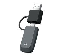 TP-Link BE6500 3-band Wireless USB Wi-Fi 7 Adapter - Archer TBE400U | Wi-Fi 7 technology | multi-link support | USB-C/USB-A design | WPA3 advanced security | Super Speed USB