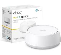 TP-Link Deco BE22 BE3600 WiFi 7 Router, Dual-Band Seamless AI Roaming Extender Booster with MLO, 4K-QAM, VPN Encryption, APP Control,Google Home, Alexa, HomeShield