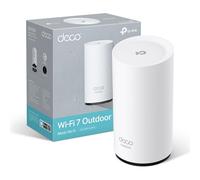 TP-Link Deco BE25-Outdoor BE3600 Outdoor Wifi Extender, Mesh Wifi 7 Router, Weatherproof IP65, PoE/AC Power Supply, AI-Driven, Dual-Band, Compatible with Alexa, Google Assistant, HomeShield