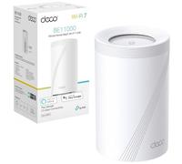 TP-Link Deco BE65(1-pack) BE9300Mbps Whole Home Tri-Band Mesh WiFi 7, 2.5G Fast Port, Multigigabit Wired and Wireless Connectivity, AI-Driven WiFi Extender Booster, Connect Over 200 Devices