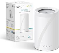 TP-Link Deco BE65 Pro(1-pack) BE9300Mbps Tri-Band Whole Home Mesh WiFi 7 System, 2x 5 Gbps & 1x 2.5 Gbps Gigabit Ports, Seamless AI-Driven WiFi Extender Booster, HomeShield
