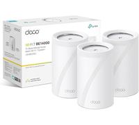 TP-Link Deco BE68(3-pack) BE14000 Tri Band Mesh 7 Router,AI Roaming Router,Mesh System,MLO,Gigabit Ports,Extender Booster,VPN Encryption Booster,APP Control,Google Home,Alexa