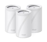 TP-Link Deco BE68 (3-pack) Tri-band (2.4 GHz / 5 GHz / 6 GHz) Wi-Fi 7 (802.11be) White Internal
